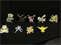 Pokémon Enamel Pins Lot of 9