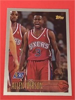 1996 Topps Allen Iverson 50th Anniversary Foil SP