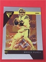 2022 Flux Brock Purdy Rookie Card 49ers