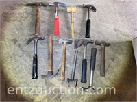 LOT OF 11 HAMMERS