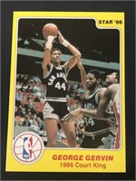 1985-86 Star George Gervin The Ice Man Court King