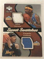 UD Allen Iverson & Carmelo Anthony Dual Jersey