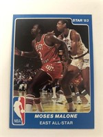 1983 Star Moses Malone East All-Stars Card #7