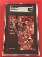 SGC 8 1996 NBA Hoops Michel Jordan Card
