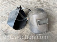 LOT OF 2 WELDING HELMETS