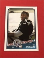 1988 Topps Bo Jackson Rookie Card