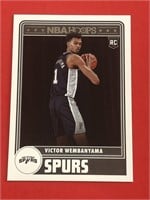 2023 NBA Hoops Victor Wembanyama Rookie Card