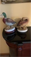 (2) Andrea porcelain mallard duck figurines