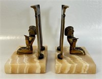 AWESOME 1930'S ART DECO EGYPTIAN REVIVAL BOOKENDS