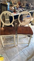 (2) 24 inch tall chairs