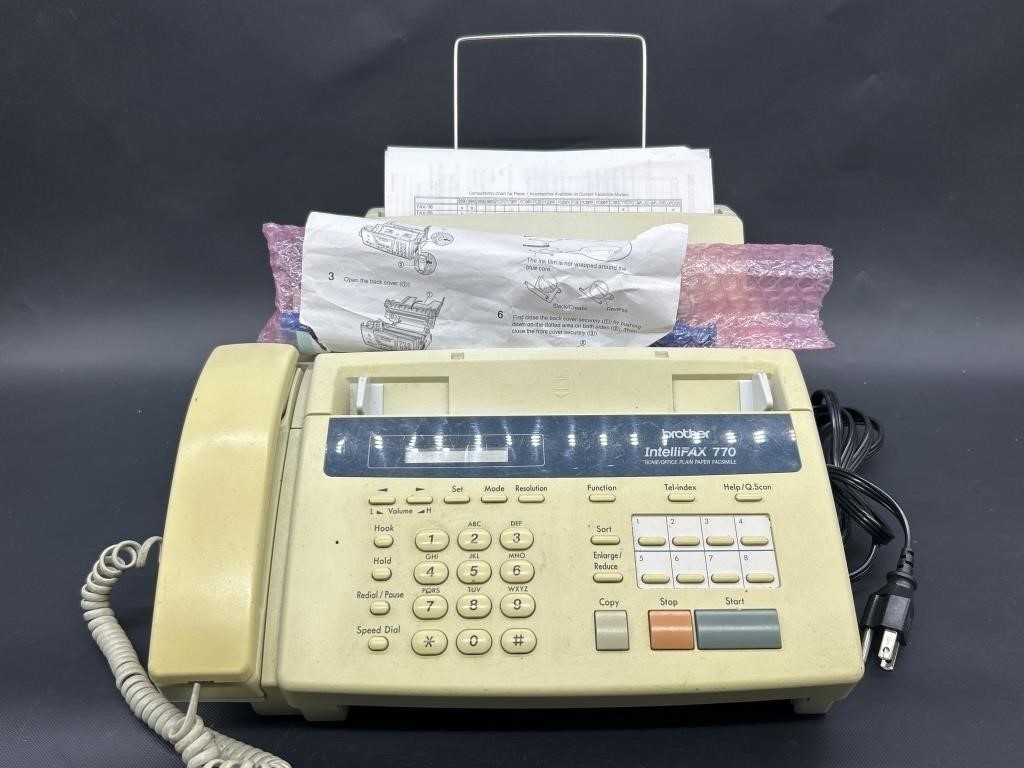 Brother Intellifax 770, Vintage Fax Machine