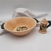 Metlox Poppytrail Homestead Bowl & Shaker