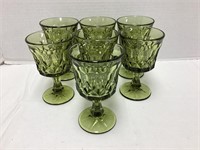 Seven Vintage Noritake Perspective Wine Glasses
