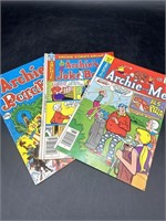Lot of 3 1970’s & 1980’s Archie and Me Comic Books
