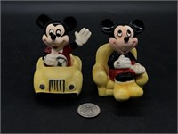 Vintage Mickey Mouse In Car AND Mickey Mouse on