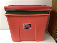 Large Sterlite and Rubbermaid Containers w/ Lids