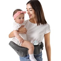 $46  HKAI Baby Hip Carrier  Adjustable  Grey