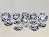 35 PCS OF ROYAL CROWN DERBY CHINA - MIKADO PATTERN