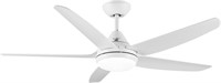 $73  48-Inch Ceiling Fan  3-Speed  24W LED