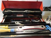 METAL TOOLBOX WITH TOOLS