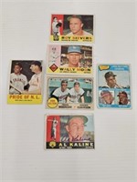 6 - 1960'S BASEBALL CARDS  - 1 AUTOGRAPHED