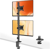 $30  Dual Monitor Mount 2 Screens 32in VESA Black