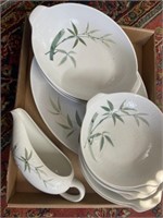 Bamboo china hand painted player bowls