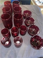 Red glass lot