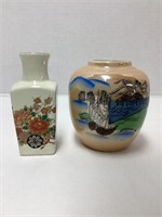 Two Small Japanese Vases