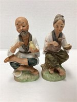 Asian Man and Woman Figurines