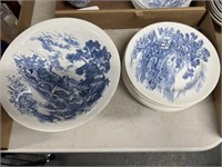 Wedgewood "countryside" bowl and plates
