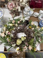 Porcelain-placemats and wreaths