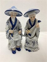 Asian Man and Woman Figurines