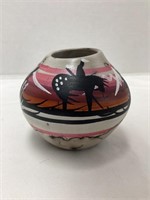 Signed Native American Vase