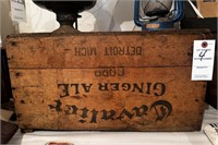 Cavalier Ginger Ale Corp Wooden Beer Crate