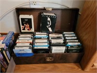 ASSTD 8 TRACK TAPES IN CARRY CASE