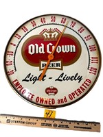 Old Crown Lager Beer Thermometer