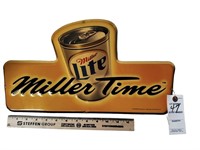 Miller Lite Miller Time Advertising Sign (1998)