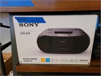 SONY BOOM BOX, AM/FM, CASSETTE, CD