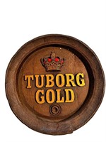 Tuborg Gold Barrel Wall Hanging