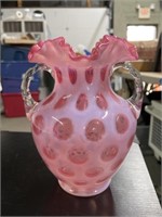 Fenton coin spot vase