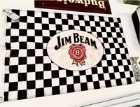 Jim Bean Black and White Checkered Flag