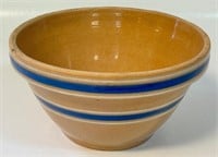 GOOD ANTIQUE STONEWARE MIXING BOWL