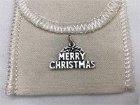 James Avery Merry Christmas Sterling Silver Charm