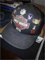 HARLEY DAVIDSON MOTOR CYCLE CAP W/PINS