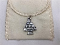 James Avery Tree with Stars Sterling Silver Charm
