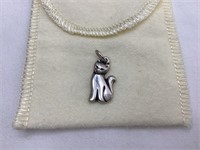 James Avery Cat Sterling Silver Charm