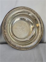 WM ROGERS SILVER PLATED SERVING BOWL 11"