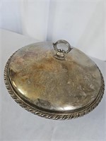 ONEIDA SILVER PLATED LIDDED SERVING BOWL 11"