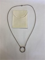 James Avery Sterling Necklace with Charm Holder